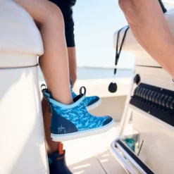 Kids XTRATUF Kids Ankle Deck Boots|Kids Guy Harvey Collection|Big Kids Ankle Deck Boot Guy Harvey