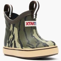 Kids XTRATUF Kids Ankle Deck Boots|Sport Fishing|Kids' Mossy Oak® Bottomland Ankle Deck Boot