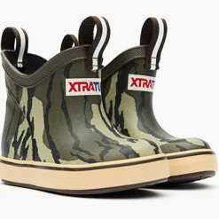 Kids XTRATUF Kids Ankle Deck Boots|Sport Fishing|Kids' Mossy Oak® Bottomland Ankle Deck Boot