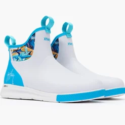 XTRATUF Work|Sport Fishing|Men's 6 in Ankle Deck Boot Sport Guy Harvey