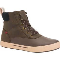 XTRATUF Sport Fishing|Leather|Men's 6 in Leather Lace Ankle Deck Boot