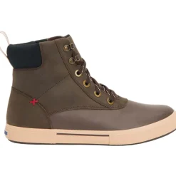 XTRATUF Sport Fishing|Leather|Men's 6 in Leather Lace Ankle Deck Boot