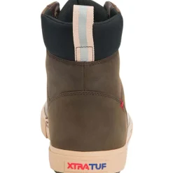 XTRATUF Sport Fishing|Leather|Men's 6 in Leather Lace Ankle Deck Boot