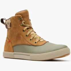 XTRATUF Sport Fishing|Leather|Men's 6 in Leather Lace Ankle Deck Boot