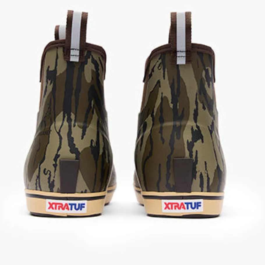 XTRATUF Sport Fishing|All Boots|Men's 6 in Mossy Oak™ Bottomland Ankle Deck Boot