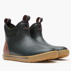 XTRATUF All Boots|Deck Boots|Men's Camp Fleece Lined 6 in Ankle Deck Boot