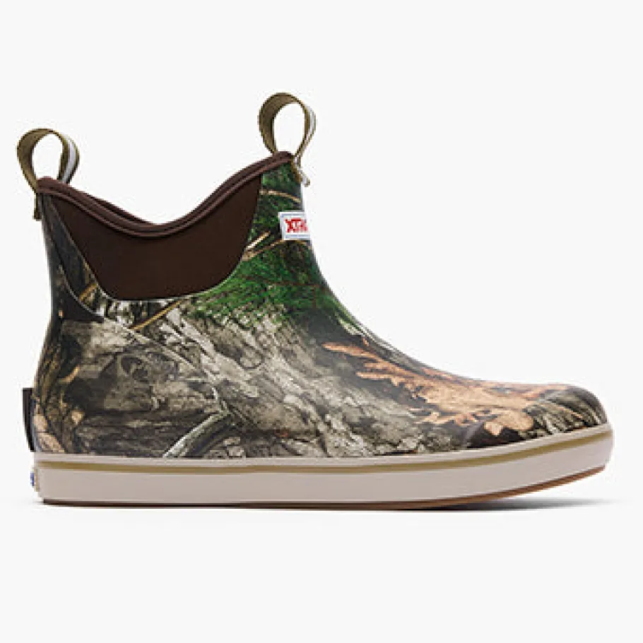 XTRATUF Sport Fishing|All Boots|Men's Mossy Oak® Country DNA 6 in Ankle Deck Boot