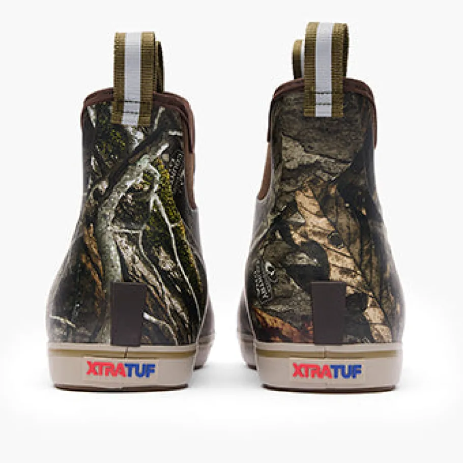 XTRATUF Sport Fishing|All Boots|Men's Mossy Oak® Country DNA 6 in Ankle Deck Boot
