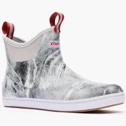 XTRATUF Sport Fishing|All Boots|Men's Mossy Oak Elements® 6 in Ankle Deck Boot