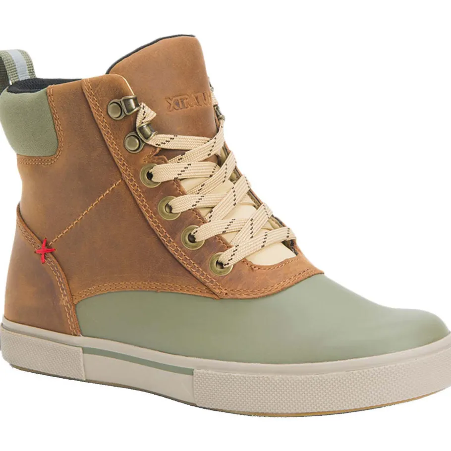 Women XTRATUF Lifestyle|Sport Fishing|Women's 6 in Leather Lace Ankle Deck Boot
