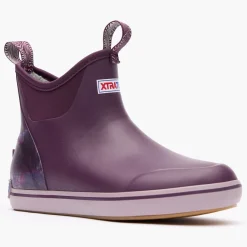 Women XTRATUF Sport Fishing|Deck Boots|Women's Trolling Pack Fleece Lined Ankle Deck Boot