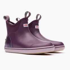 Women XTRATUF Sport Fishing|Deck Boots|Women's Trolling Pack Fleece Lined Ankle Deck Boot